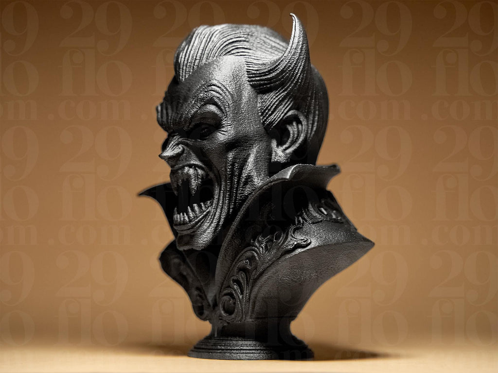 Dracula Bust – Vampir Büste Figur | Gothic & Halloween Deko | Zum Selbst Bemalen (116×101×150 mm) Fehn-factory.de