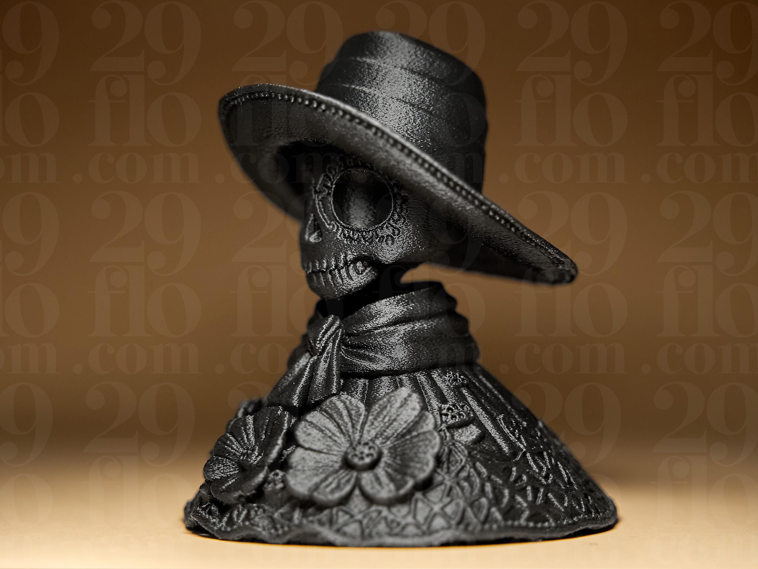 Dia de los Muertos Catrina Figur –  Skelett Puppe – mexikanische Totenkopf Lady – Halloween & Altar Dekoration Fehn-factory.de