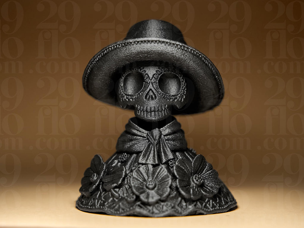 Dia de los Muertos Catrina Figur –  Skelett Puppe – mexikanische Totenkopf Lady – Halloween & Altar Dekoration Fehn-factory.de