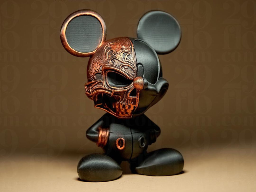 Two-Faced Mickey – Horror Figur in Schwarz - Halloween & Gothic Dekoration Fehn-factory.de