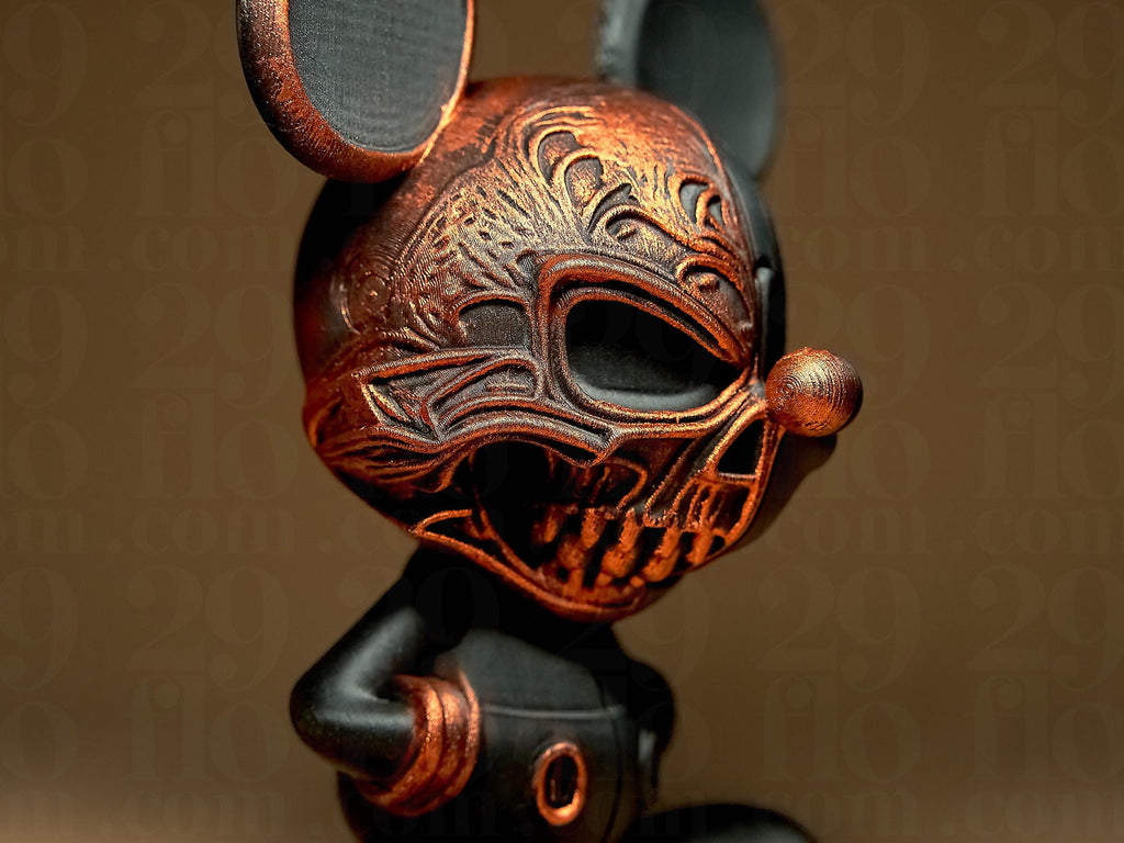 Two-Faced Mickey – Horror Figur in Schwarz - Halloween & Gothic Dekoration Fehn-factory.de
