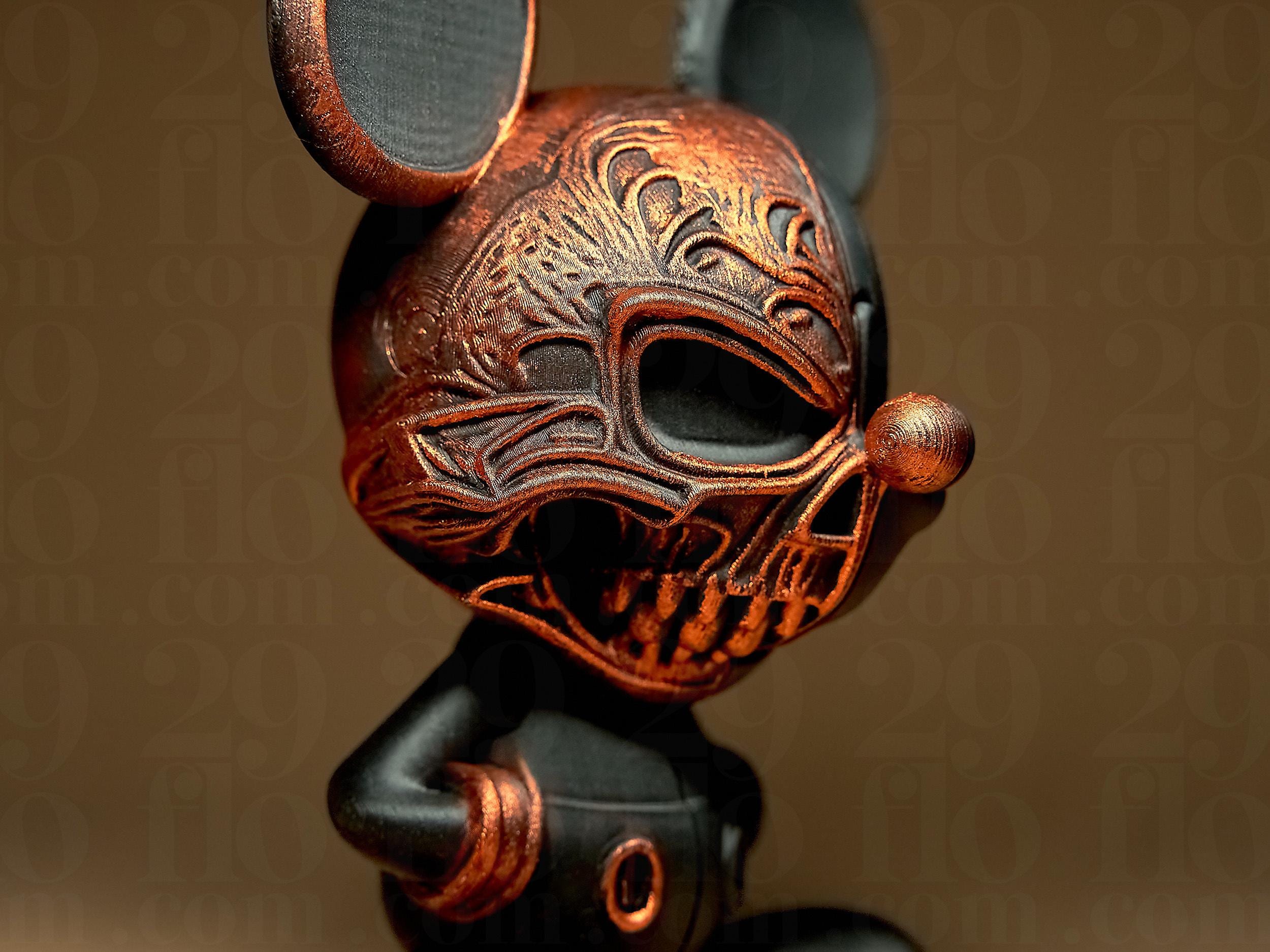 Two-Faced Mickey – Horror Figur in Schwarz - Halloween & Gothic Dekoration Fehn-factory.de