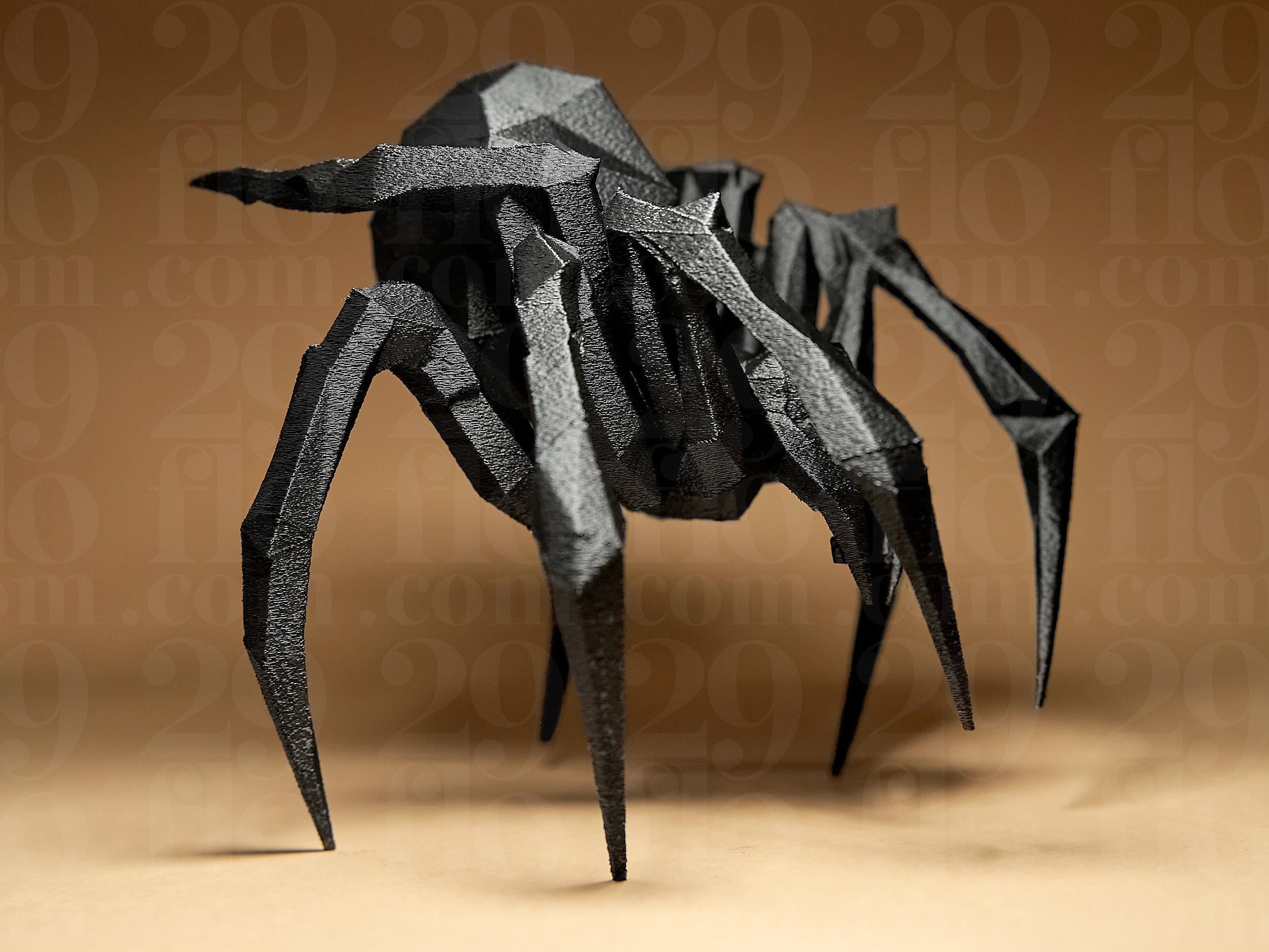 Geometric Spider Figurine – moderne Spinnen Deko für Halloween & stylisches Grusel-Design Fehn-factory.de