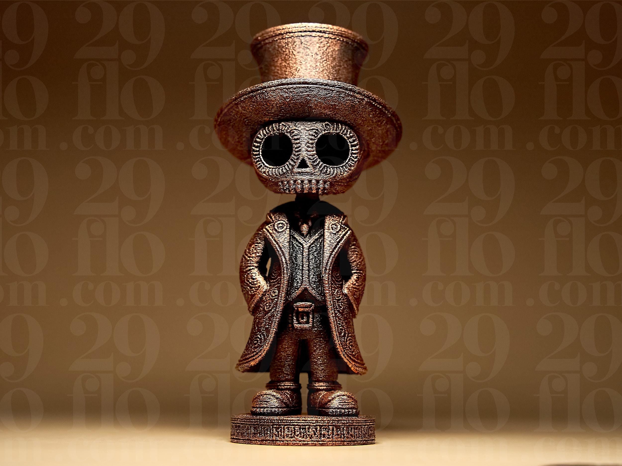 Dia Dos Muertos Man Figurine – elegante Skull Figur im mexikanischen Stil für Halloween & moderne Deko Fehn-factory.de