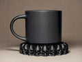 Skull Coaster – stylischer Totenkopf Untersetzer für Becher & Gläser im Gothic Design Fehn-factory.de