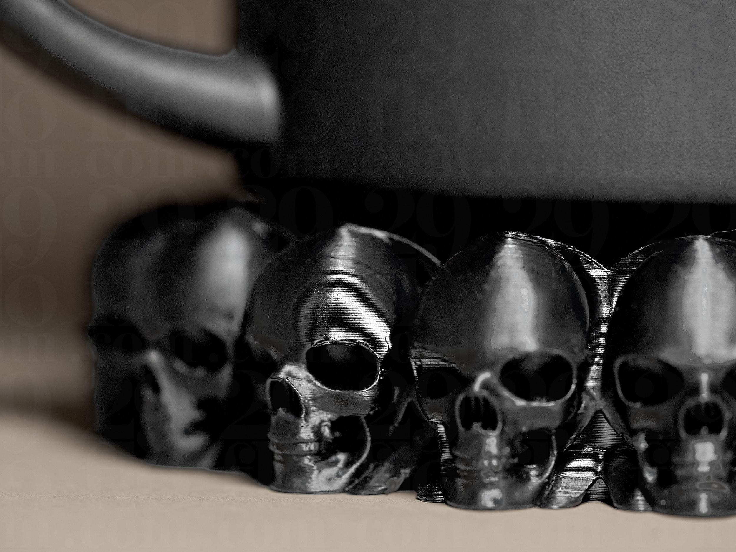 Skull Coaster – stylischer Totenkopf Untersetzer für Becher & Gläser im Gothic Design Fehn-factory.de