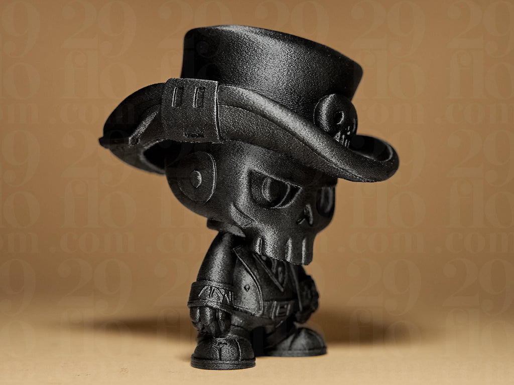 Lil’ Skeleton Figur – stylische Totenkopffigur mit Hut für Halloween & Gothic Deko Fehn-factory.de