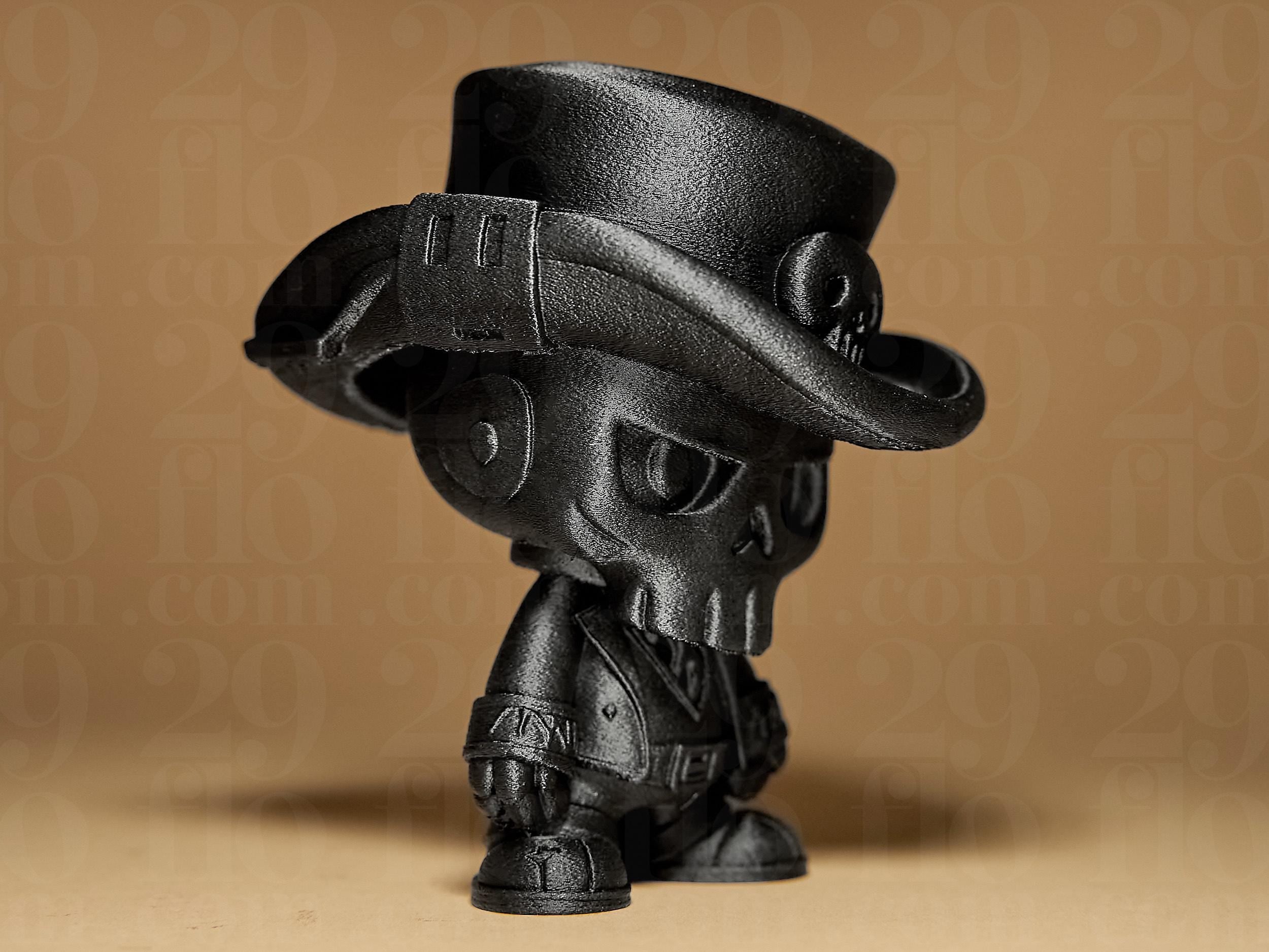 Lil’ Skeleton Figur – stylische Totenkopffigur mit Hut für Halloween & Gothic Deko Fehn-factory.de