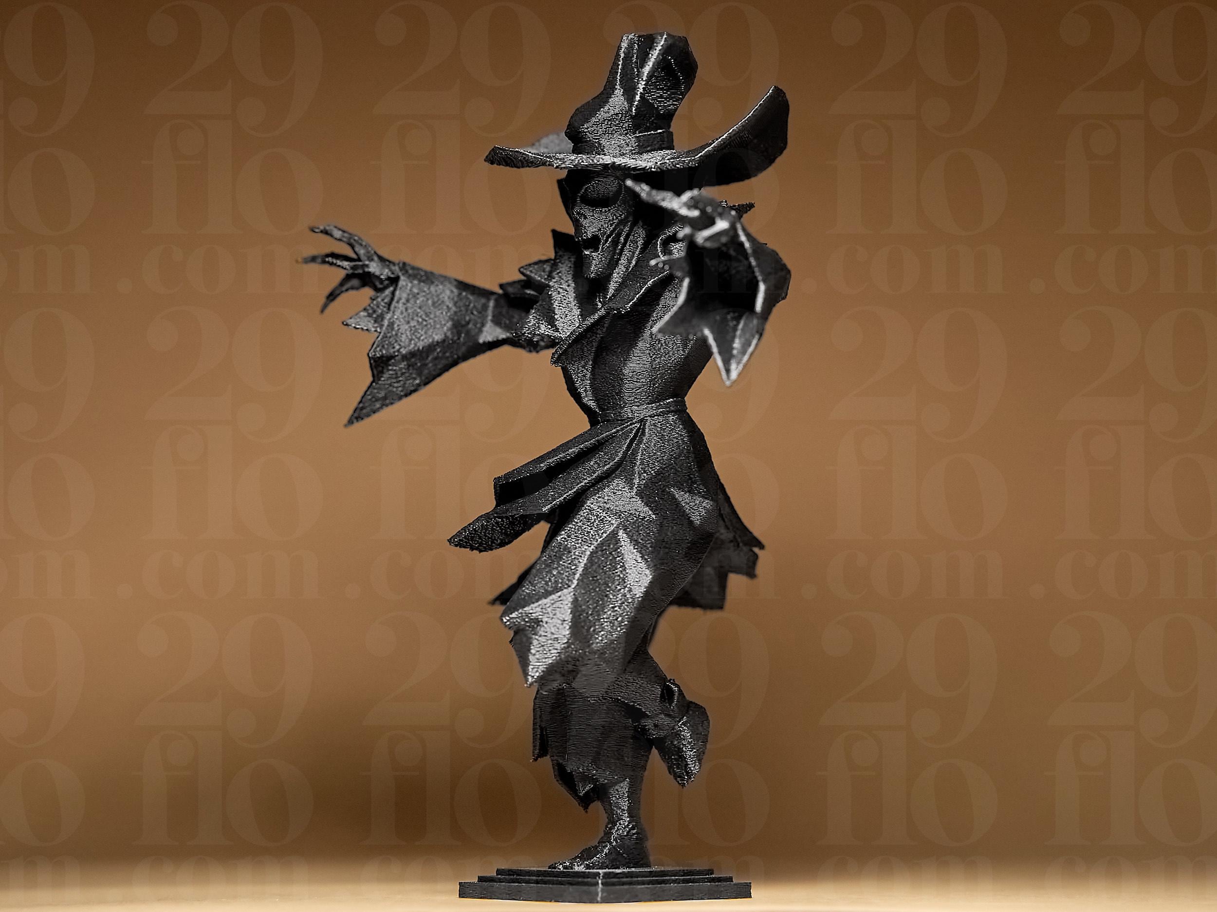 Scarecrow Geometric Figurine – moderner Horror-Vogelscheuchen Dekofigur für Halloween & Sammler Fehn-factory.de
