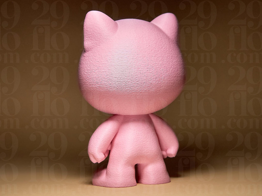 Evil Kitten Figurine – Pinke Katzenfigur mit fiesem Grinsen | Lustige 3D-Dekofigur | Geschenk für Katzenfans & Nerds Fehn-factory.de