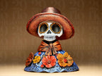 Dia de los Muertos Catrina Figur –  Skelett Puppe – mexikanische Totenkopf Lady – Halloween & Altar Dekoration Fehn-factory.de