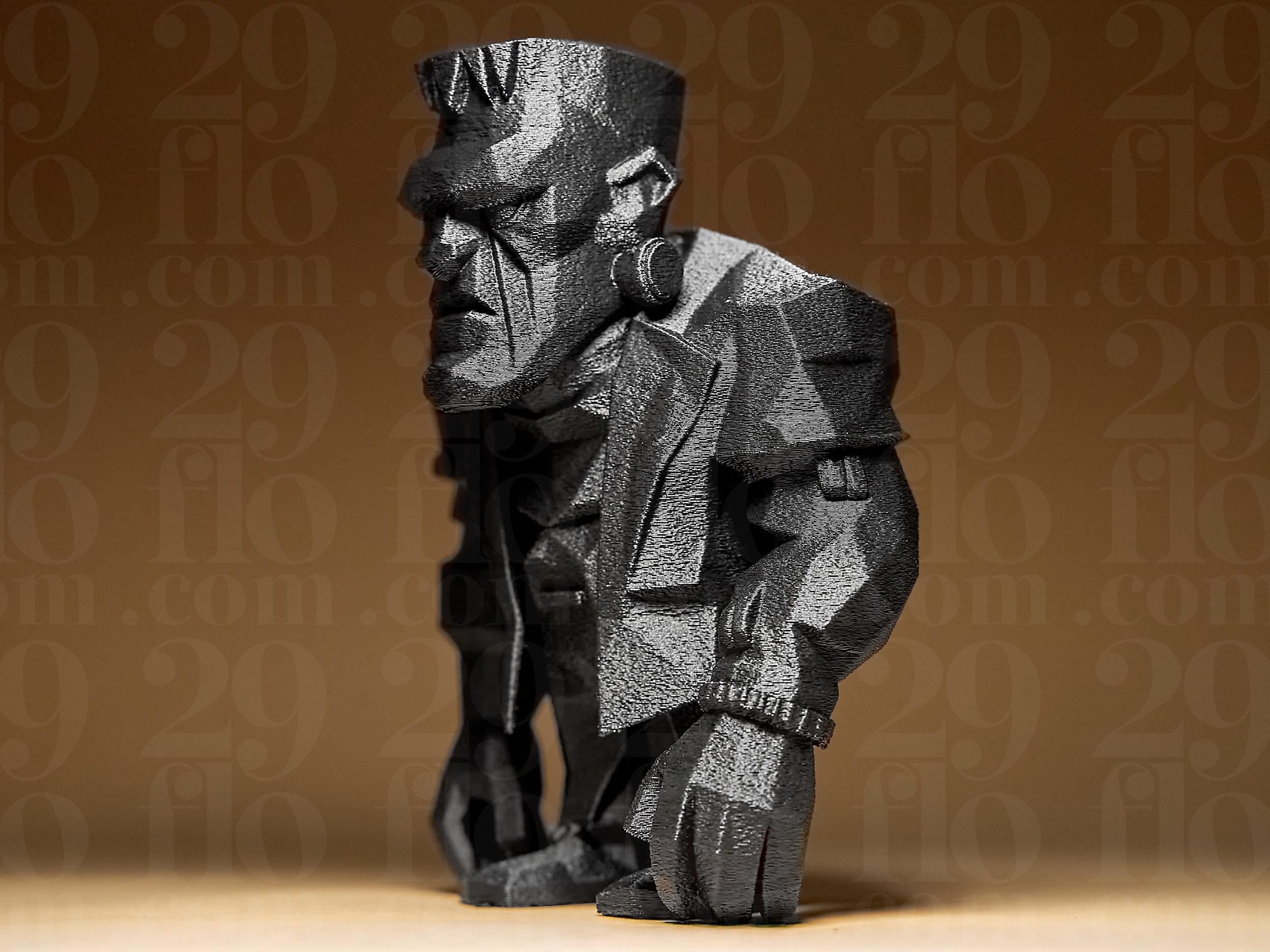 Geometrische Frankenstein Figur – Halloween Deko, Monster Statue, Gothic Geschenk, Grusel Figur Fehn-factory.de
