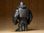 Cartoon Style Miniature | 3D-gedruckte Figur im Comic-Design | Handbemalte Sammlerfigur oder schwarze Variante | Designer-Kunstobjekt Fehn-factory.de