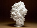 Elegant Lion Sculpture | Löwenbüste im modernen Stil | 3D-gedruckte Designskulptur | 29Flo White Series | Symbol für Stärke & Mut Fehn-factory.de