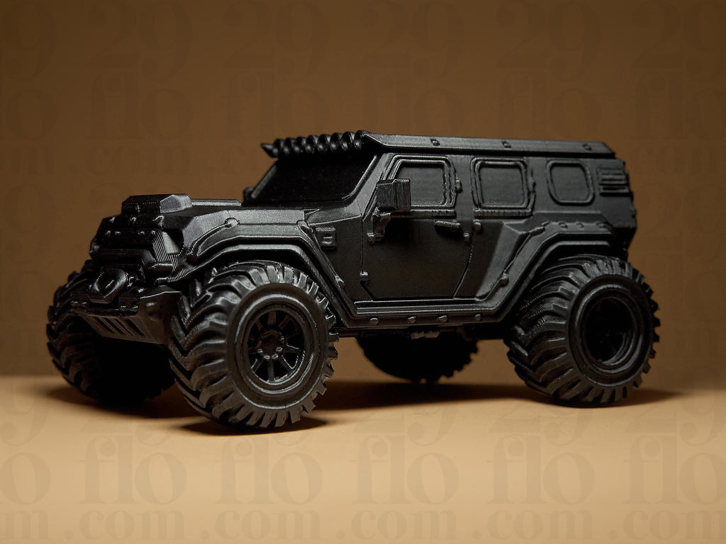 4x4 Off Road Car Model – Black Edition | Modernes Geländewagen-Designobjekt für Sammler und Dekoliebhaber Fehn-factory.de