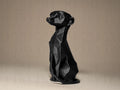 Geometric Meerkat Figurine | Moderne Erdmännchen Statue | Black Edition Designobjekt für Wohnzimmer oder Büro Fehn-factory.de