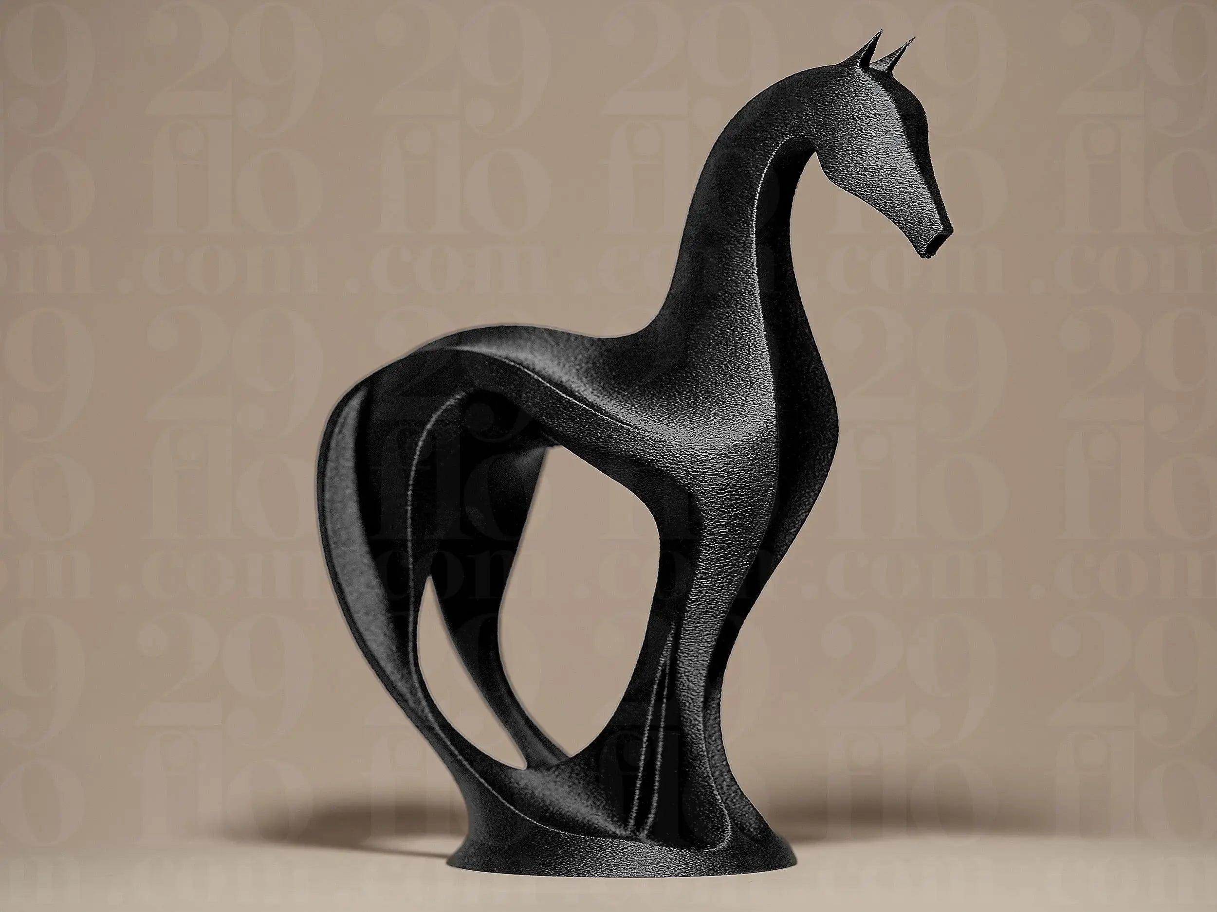 Modern Horse Figurine | Abstrakte Pferdeskulptur | Elegante Dekoration im modernen Design Fehn-factory.de