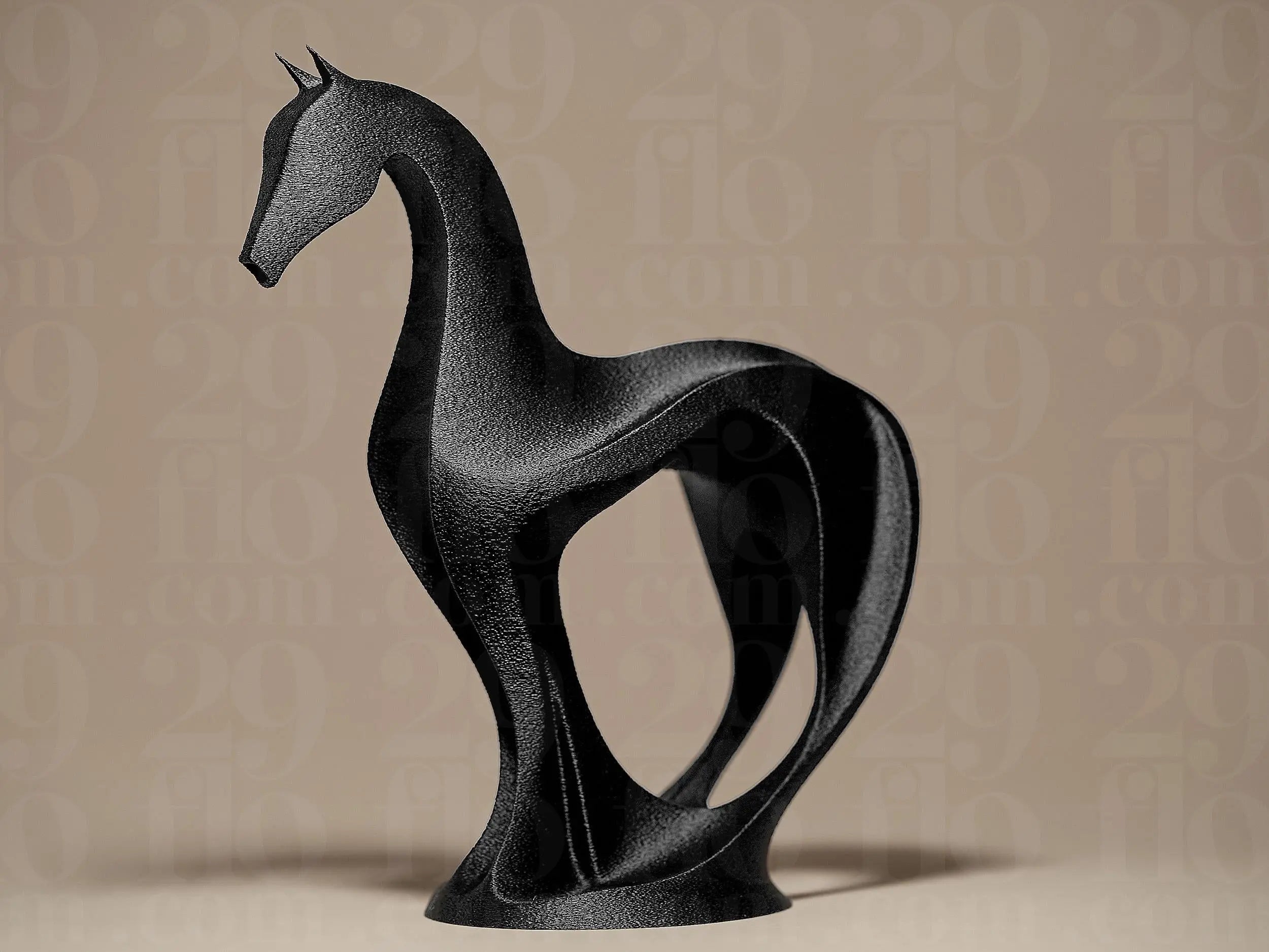 Modern Horse Figurine | Abstrakte Pferdeskulptur | Elegante Dekoration im modernen Design Fehn-factory.de