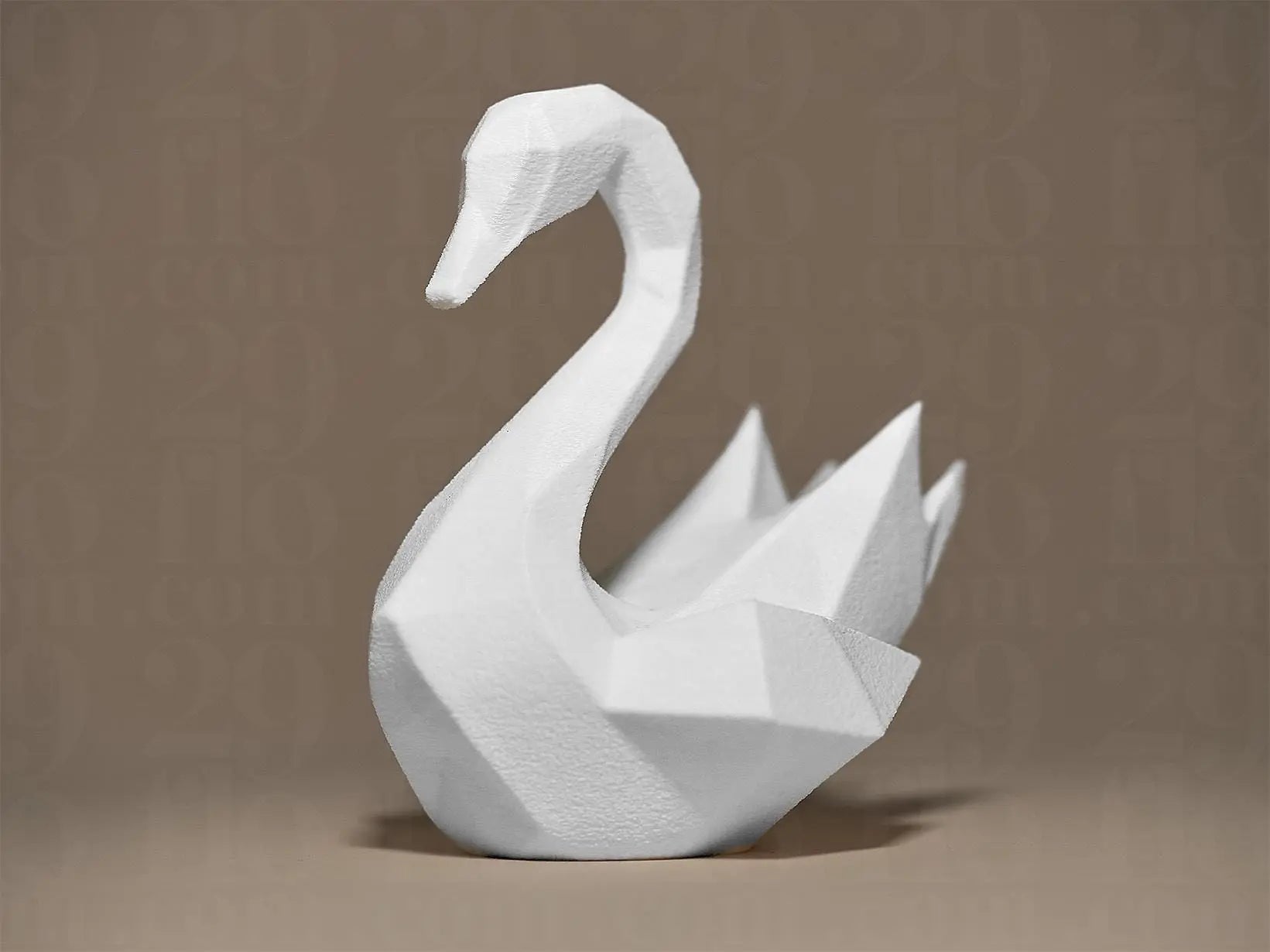 Swan Decor Figurine | Moderner Schwan | Abstrakte Dekofigur in Schwarz oder Weiß Fehn-factory.de