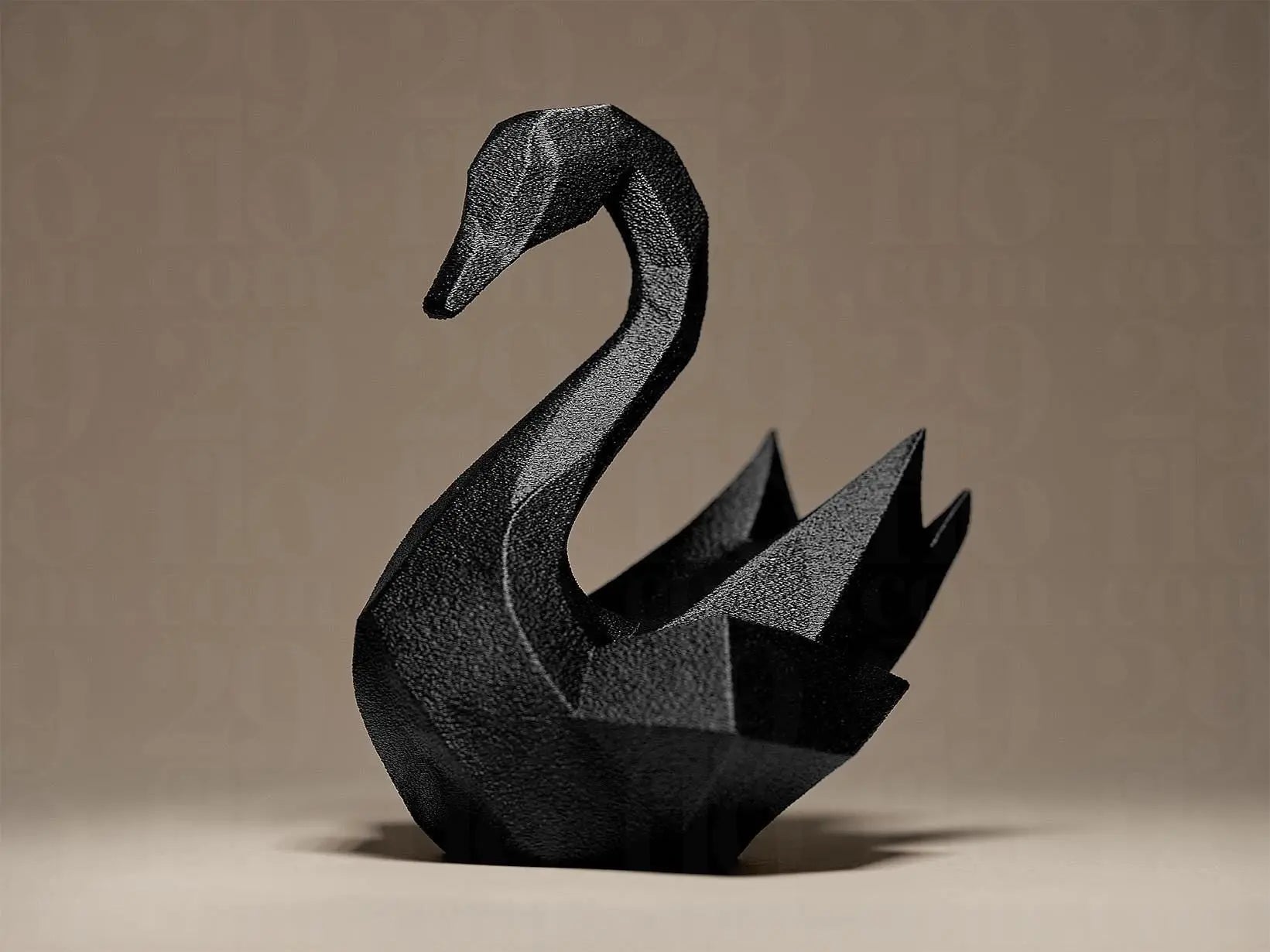 Swan Decor Figurine | Moderner Schwan | Abstrakte Dekofigur in Schwarz oder Weiß Fehn-factory.de