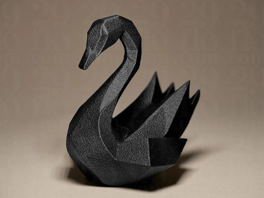 Swan Decor Figurine | Moderner Schwan | Abstrakte Dekofigur in Schwarz oder Weiß Fehn-factory.de