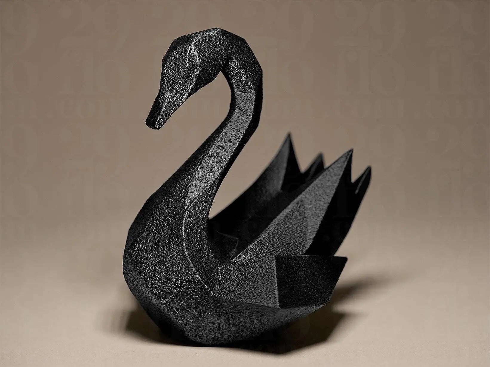 Swan Decor Figurine | Moderner Schwan | Abstrakte Dekofigur in Schwarz oder Weiß Fehn-factory.de