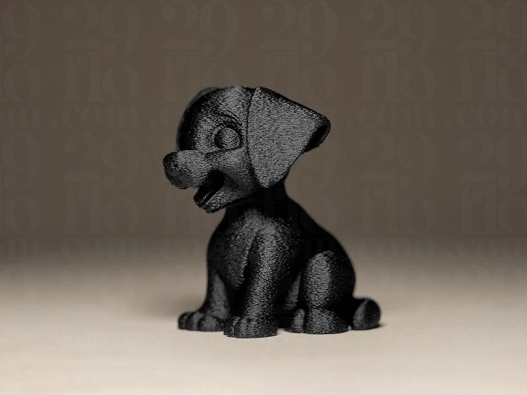 Puppy Labrador Figurine | Kleine Hundefigur | Süße Miniatur-Deko in Schwarz Fehn-factory.de