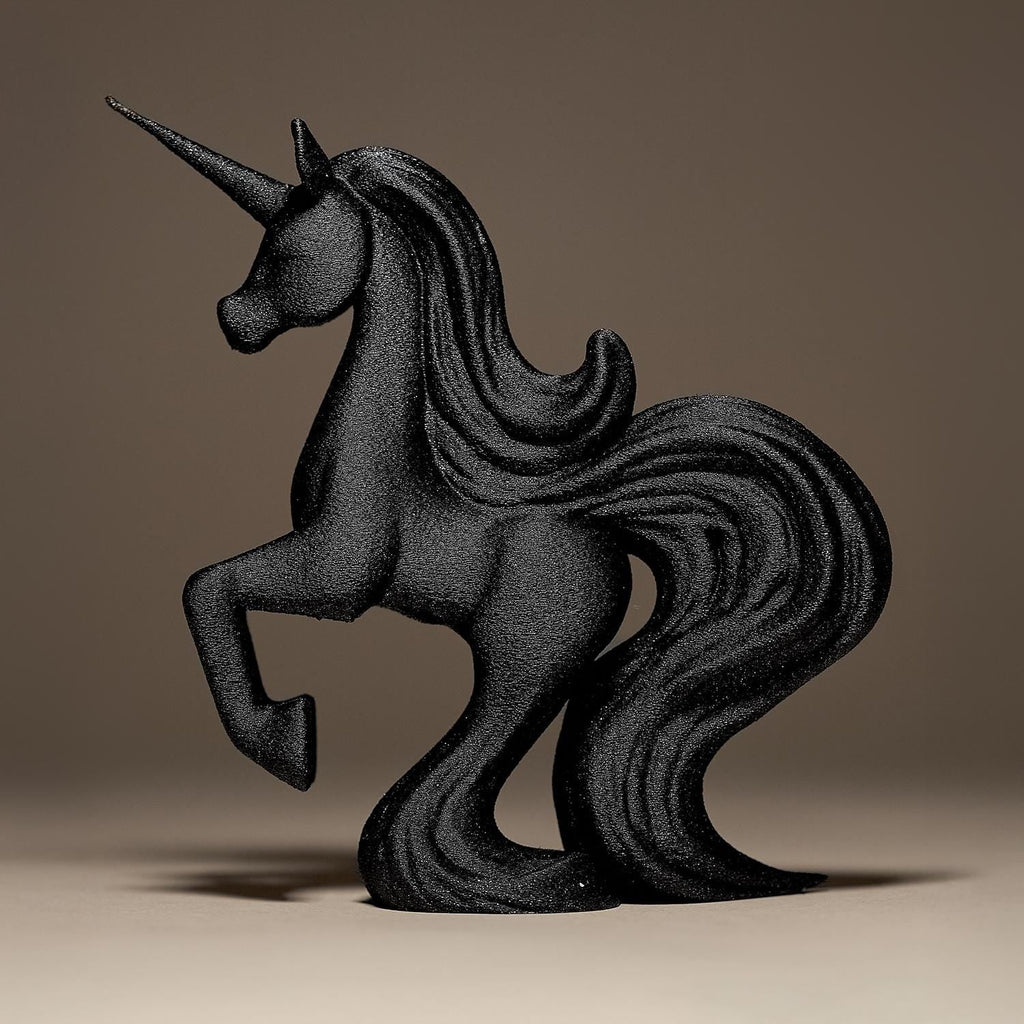 Unicorn Decor Figurine | Schwarze Einhorn Skulptur | Moderne Fantasy-Deko mit elegantem Design Fehn-factory.de