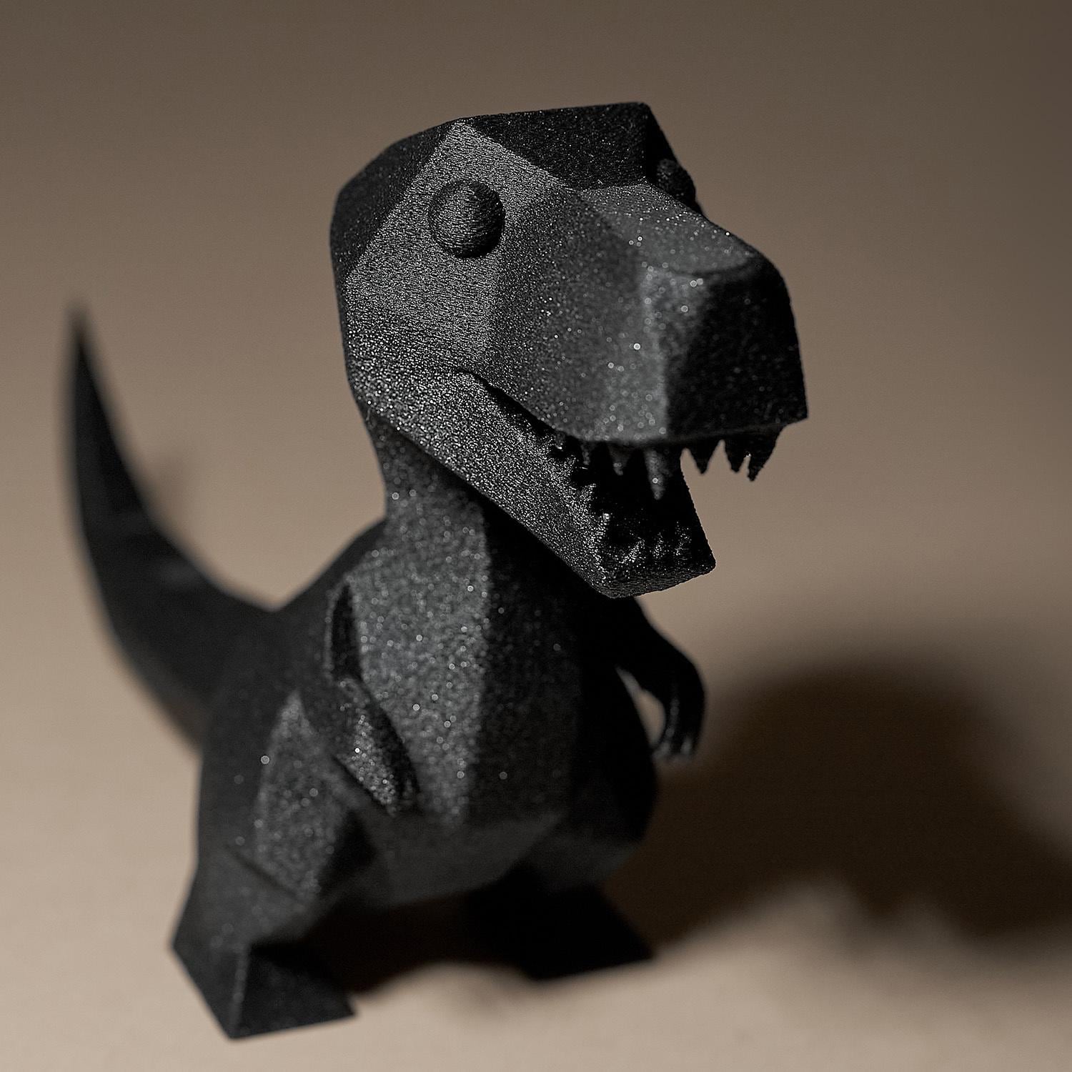 T-Rex Decor Figurine | Low Poly Dinosaurier Deko | Moderne Dino Skulptur | Dark Art
