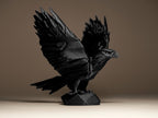 Eagle Decor Statue | Adler Figur Skulptur | Modern Dark Art | Geschenk Sammlerfigur