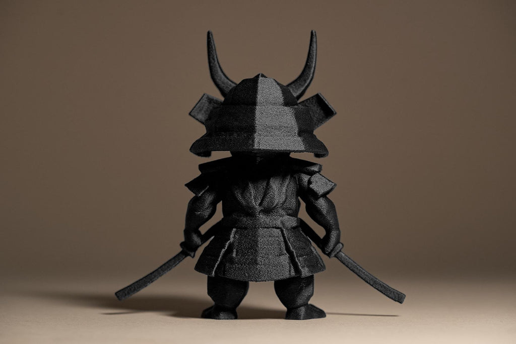Mini Samurai Decor Figur | Japanischer Krieger Statue | Moderne Kawaii Deko | Dark Art