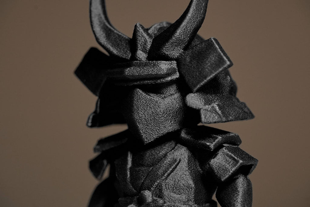 Mini Samurai Decor Figur | Japanischer Krieger Statue | Moderne Kawaii Deko | Dark Art