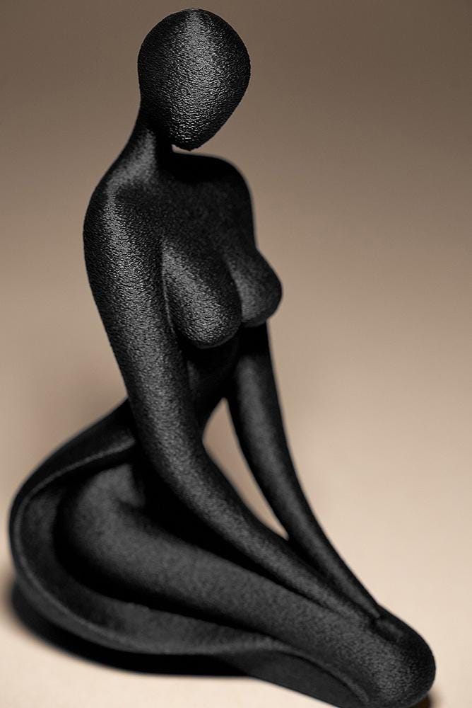 Sensual Woman Statue #2 | Abstrakte Frau Figur | Moderne Skulptur | Dark Art Deko