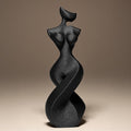 Sensual Woman Statue | Abstrakter Torso Figur | Weibliche Skulptur | Dark Art Deko
