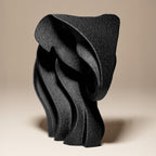 Elephant Statue Abstrakt | Elefant Figur | Moderne Kunst Skulptur | Dark Art Deko