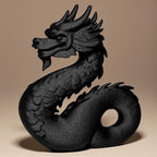 Dragon Statue Figur | Drache Skulptur | Asiatische Deko | Dark Art Kollektion