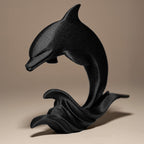 Dolphin Statue | Delfin Figur Skulptur | Moderne Maritime Deko | Dark Art Kollektion