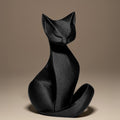 Cat #2 Statue | Schwarze Katze Figur | Elegante Tier Skulptur | Dark Art Deko