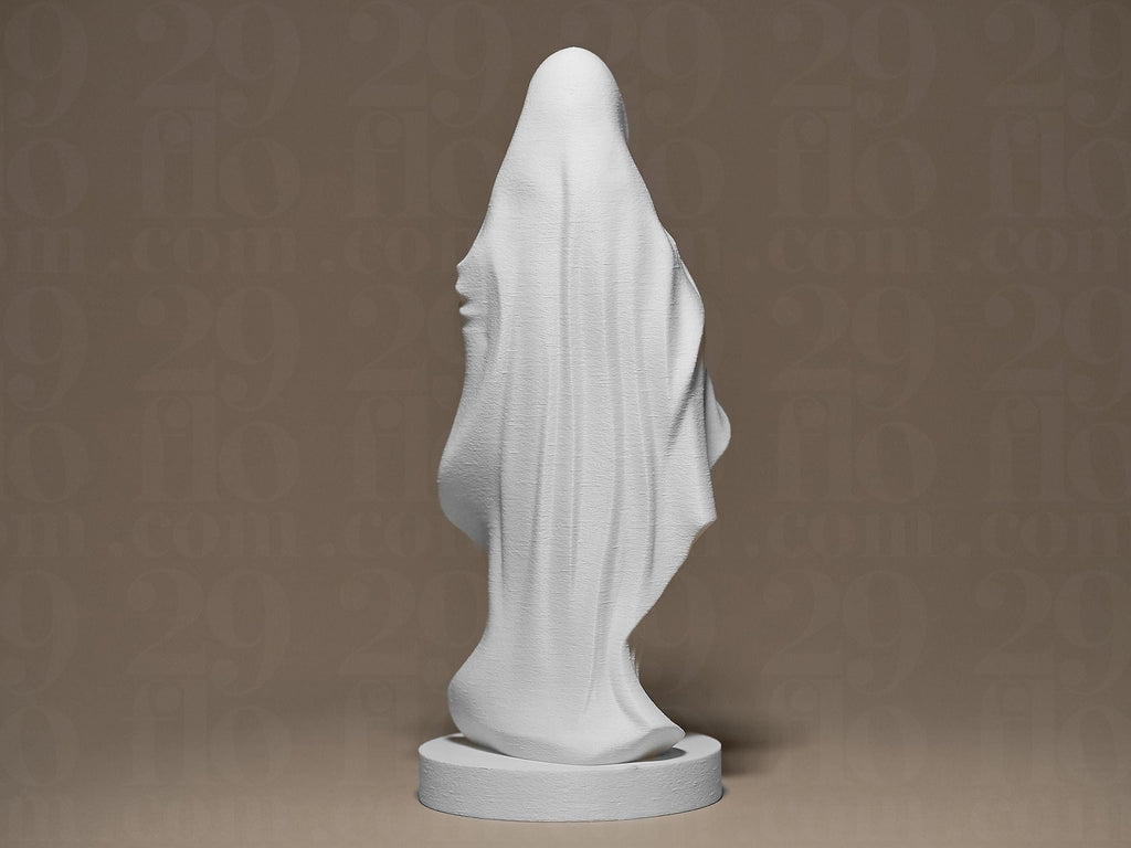 Saint Mary Figurine | Heilige Maria Statue | Moderne Religiöse Skulptur | Dark Art