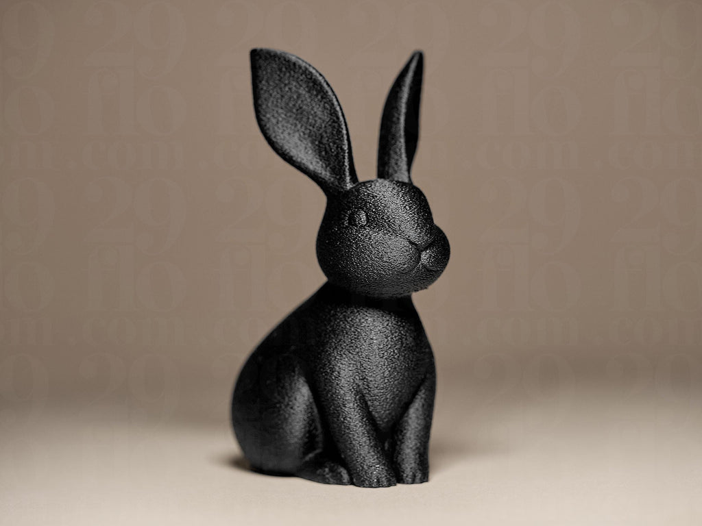 Classic Bunny Figurine | Hase Figur Skulptur | Moderne Deko Statue | Dark Art Kollektion
