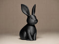 Classic Bunny Figurine | Hase Figur Skulptur | Moderne Deko Statue | Dark Art Kollektion