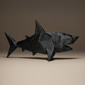 Shark Figurine Decor | Schwarzer Hai Skulptur | Moderne Deko Figur | Dark Art Kollektion