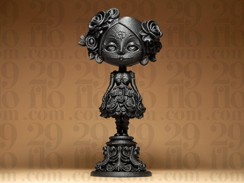 Dia Dos Muertos Doll Statue | La Catrina Figur | Gothic Puppe Skulptur | Dark Art Deko