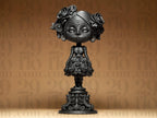 Dia Dos Muertos Doll Statue | La Catrina Figur | Gothic Puppe Skulptur | Dark Art Deko