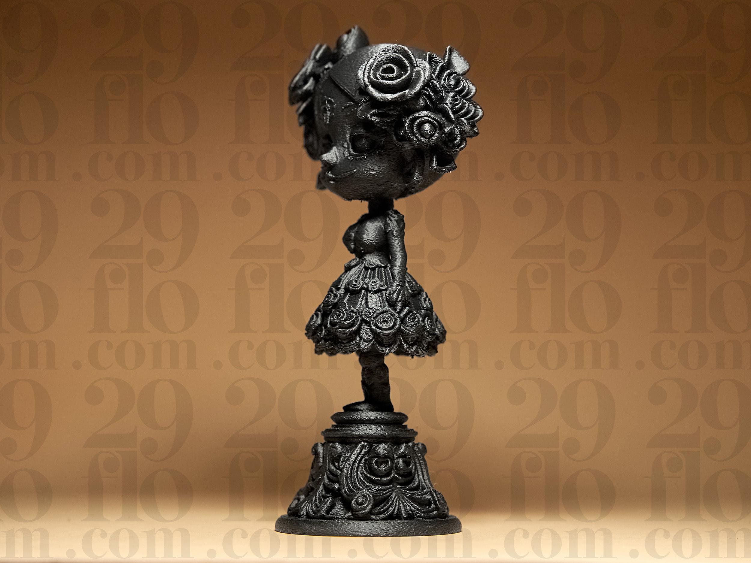 Dia Dos Muertos Doll Statue | La Catrina Figur | Gothic Puppe Skulptur | Dark Art Deko