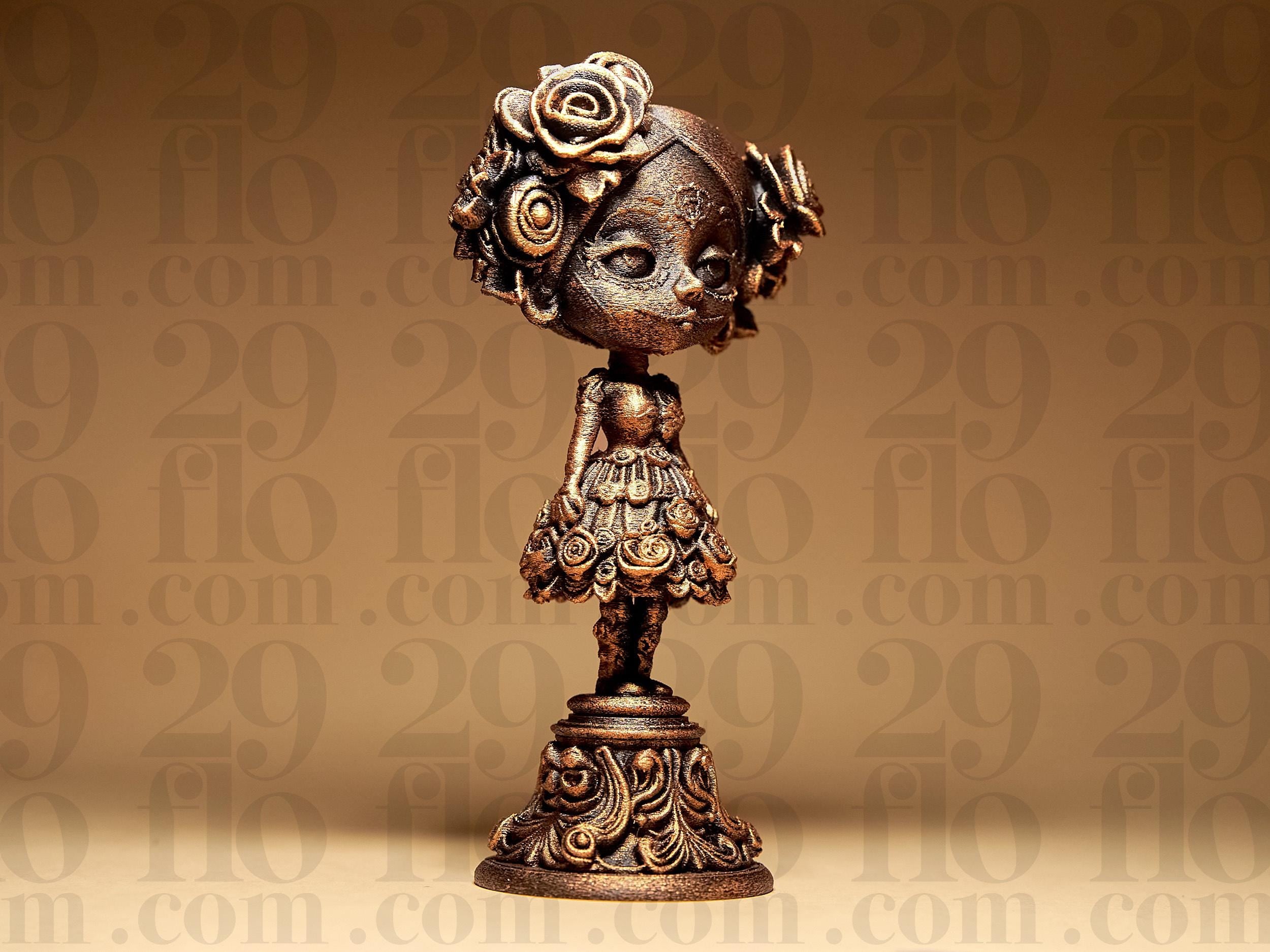 Dia Dos Muertos Doll Statue | La Catrina Figur | Gothic Puppe Skulptur | Dark Art Deko