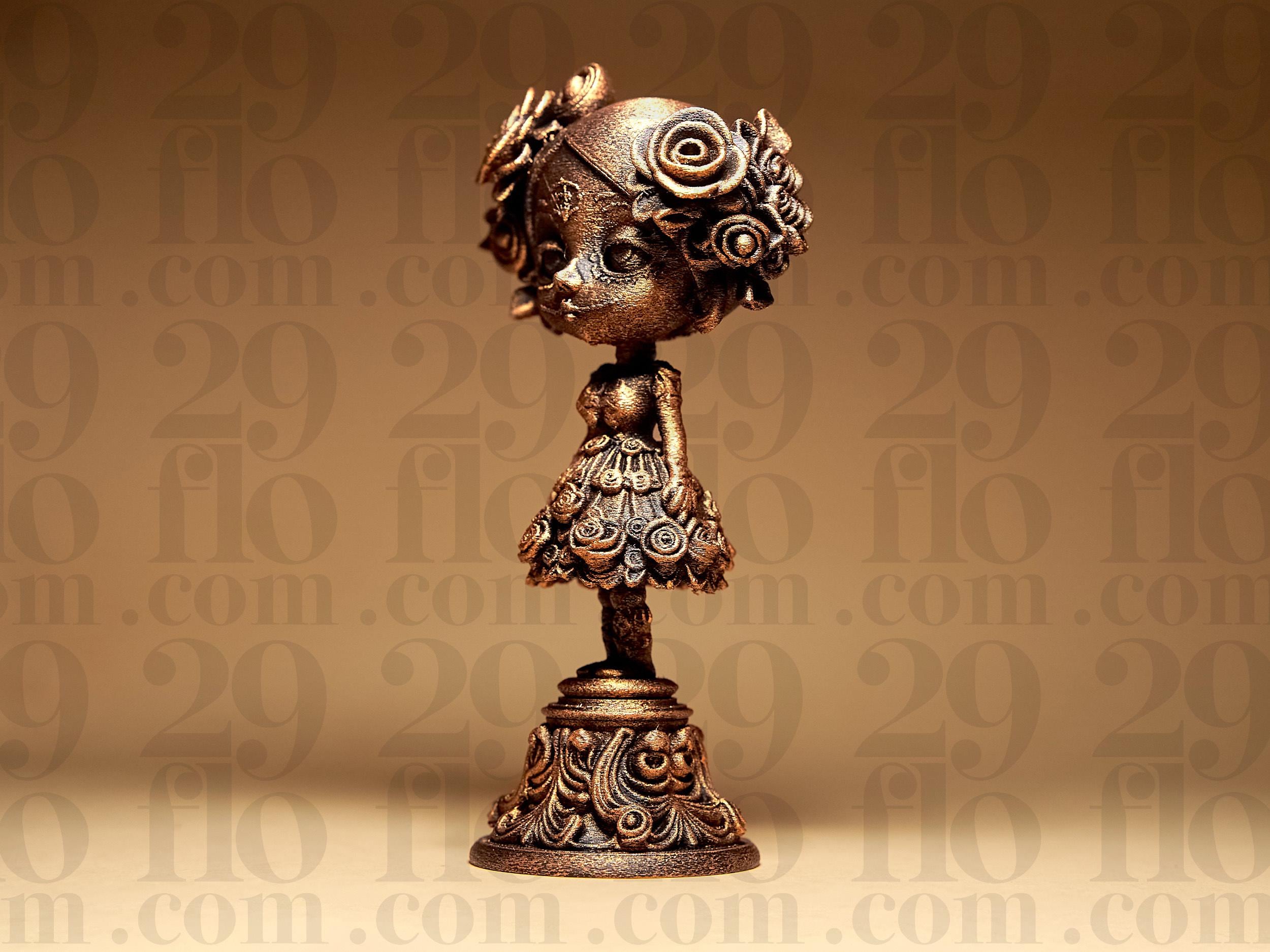 Dia Dos Muertos Doll Statue | La Catrina Figur | Gothic Puppe Skulptur | Dark Art Deko