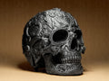 Ornamental Dia Dos Muertos Skull | Sugar Skull Statue | Gothic Dark Art Deko Skulptur