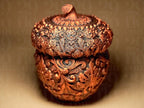 Designers Acorn Shaped Container | Eichel Schmuckdose | Ornamental Gothic Deko Box | Dark Art