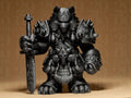 Warrior Wolf Miniature | Fantasy Figur Wolf | Krieger Statue | Dark Art Deko Fehn-factory.de